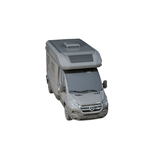Low Poly Camper Van 3D Model for Unity & Unreal PBR Asset