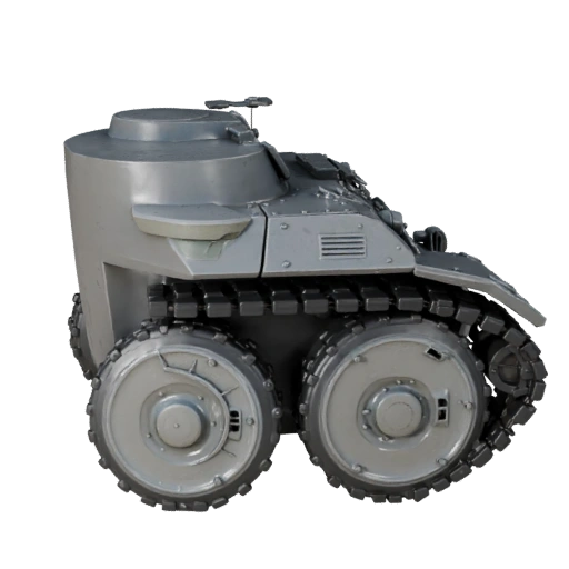 Char Haute Poly Modèle 3D pour Rendu Studio Actif PBR