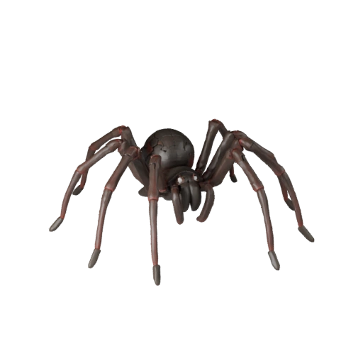 Modelo 3D de Viúva Negra para Blender - Asset PBR com Texturas