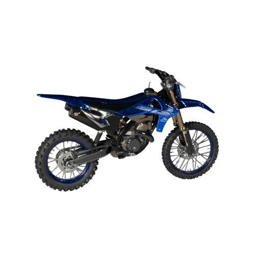 Moto de cross inspirada en yamaha 3D para Blender - Render