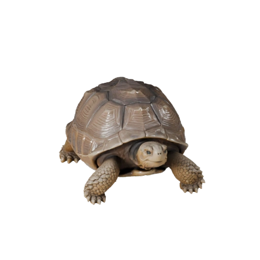 High Poly Galapagos Tortoise 3D Model - STL Asset for Printing