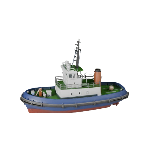 Rebocador 3D Model para Unity - Ativo Pro Baixo Poli para Jogo