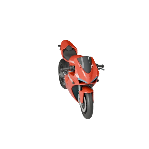 Printable Ducati Inspired Sport Motorcycle STL 3D Model