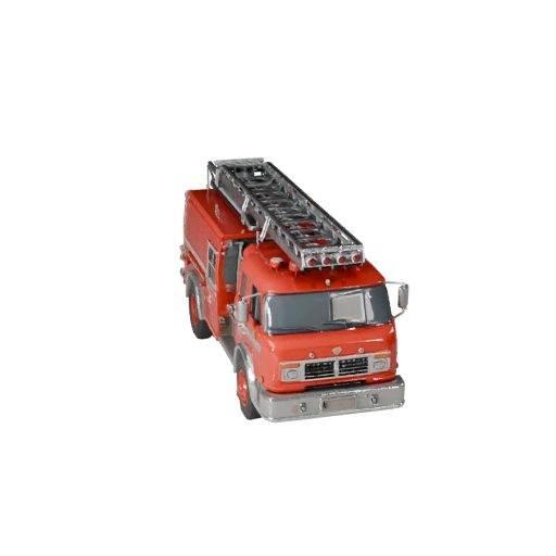 Caminhão de Bombeiros Vintage 3D Model para Blender e Jogos - PBR