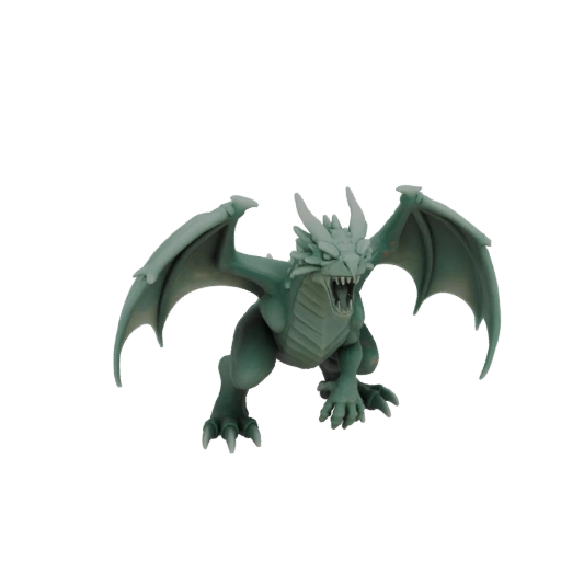 Fantasy Dragon Boss Miniature STL - Howling
