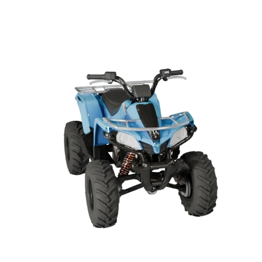 Atv Quad Bike 3D Modell für Blender & Spiele - PBR Asset