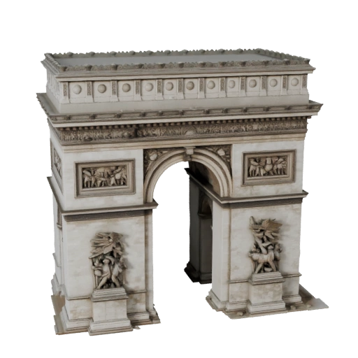 Arc de Triomphe 3D Model - Realistic Archviz Asset