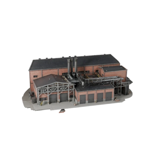 Modelo 3D de Planta de Fabricación para Blender - Recurso de Renderizado