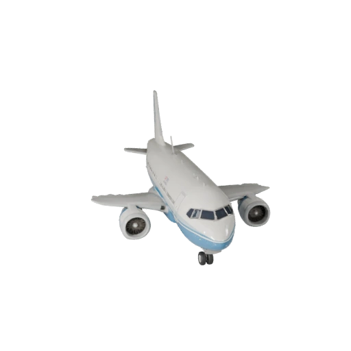 Boeing Inspired Airliner 3D Model for Blender & Games -