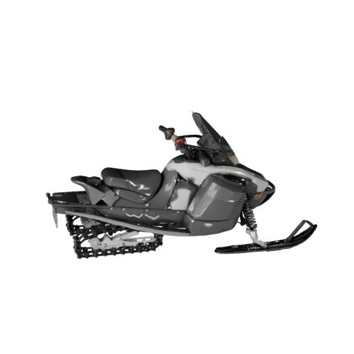 Motoslitta 3D Model per Blender e Giochi - Realistico PBR
