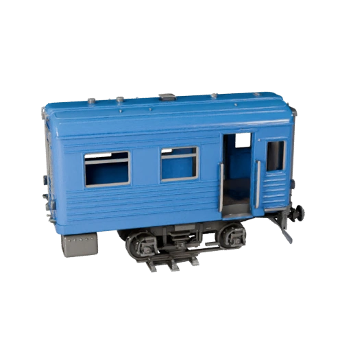 Passenger Train 3D Model for Unreal Engine - Game Ready