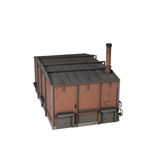 Печатная модель электростанции STL 3D - Масштабируемый печатный актив