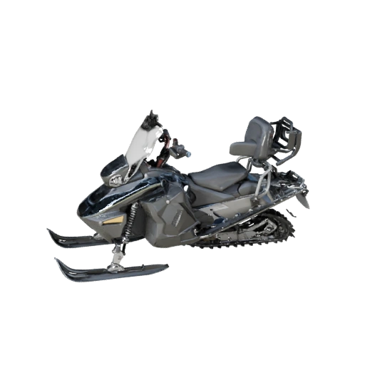 Motoslitta 3D Model per Unity - Asset di Gioco Low Poly