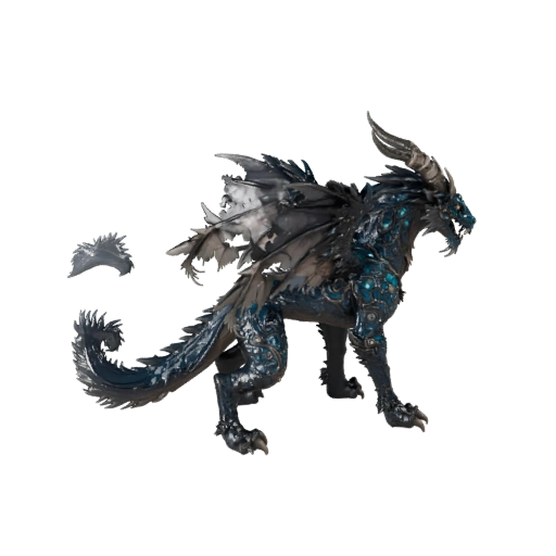 Modello 3D Chimera per Blender - Asset PBR con Texture | PBR