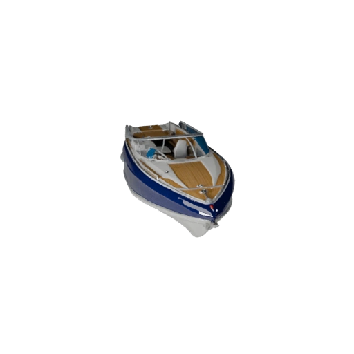 3D модель скоростного катера для Blender и игр - PBR ассет