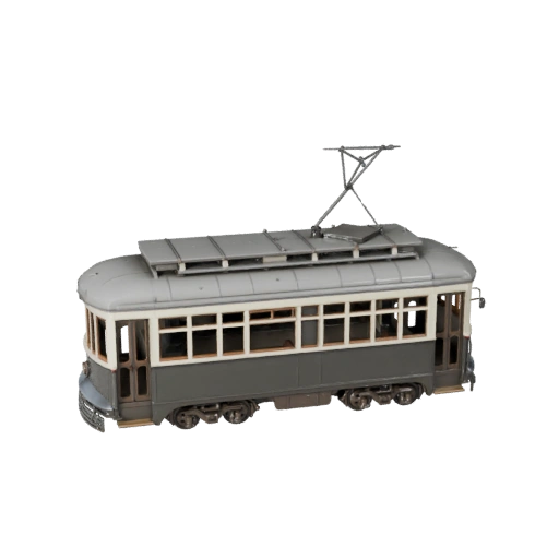 Vintage Tramcar 3D Model for Blender & Games - PBR