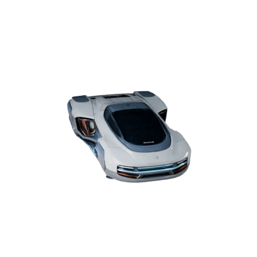 3D модель ховеркара для Blender и игр - PBR ассет