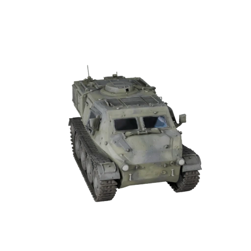 Armored Personnel Carrier 3D Model for Blender - Render