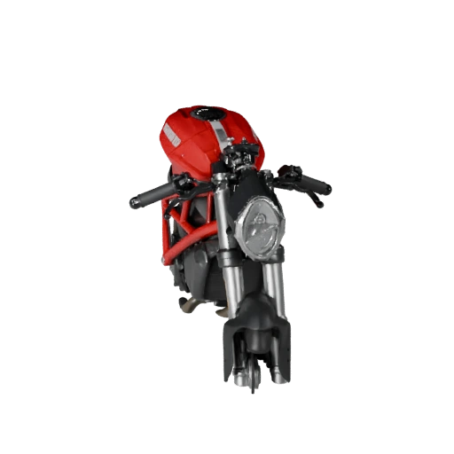 Ducati Inspired Sport Motorcycle 3D Model - High Poly PBR