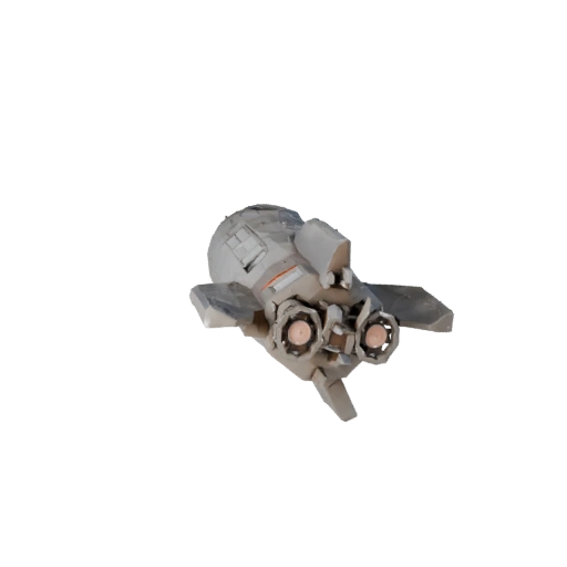 Modèle 3D de Fusée Low Poly pour Unity & Unreal Asset PBR
