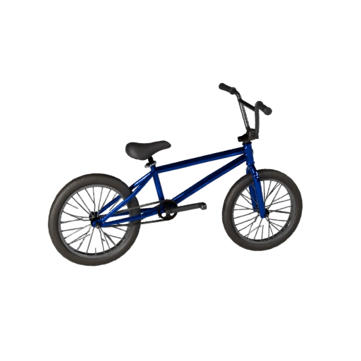 Low Poly Bmx Bike 3D Model for Unity & Unreal PBR Asset