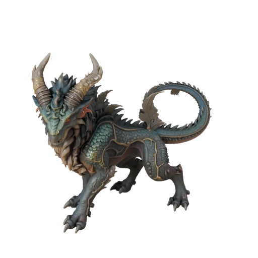 Basilisk 3D Modell für Blender - PBR Asset mit Texturen | PBR
