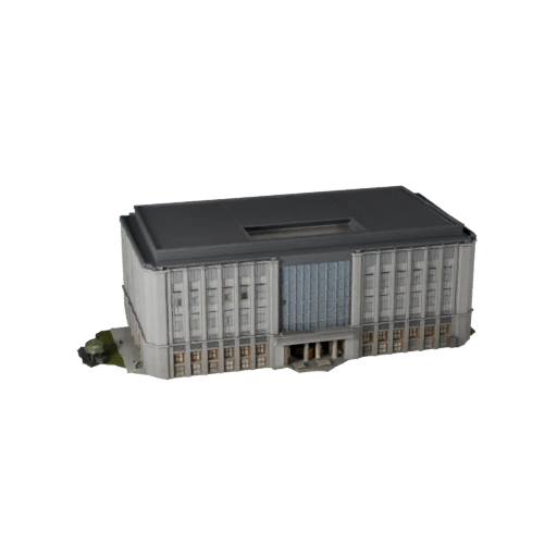 Modello 3D Edificio Biblioteca per Unreal - Asset Realtime