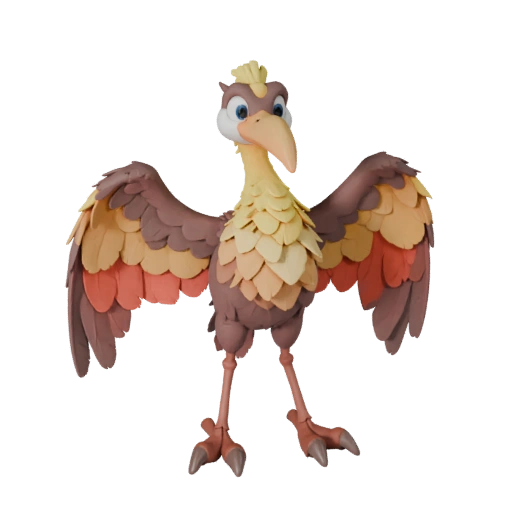 Cartoon Kran 3D Modell - Stilisierte Asset für Animation | Lizenzfrei