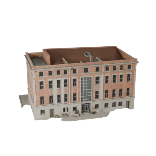 Mediterranean House 3D Model for Blender - Render Asset