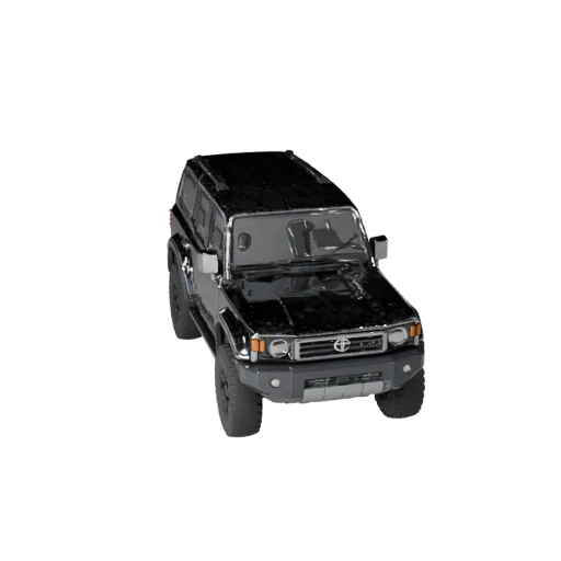 Toyota Inspired SUV 3D Model for Unity - Low Poly Game