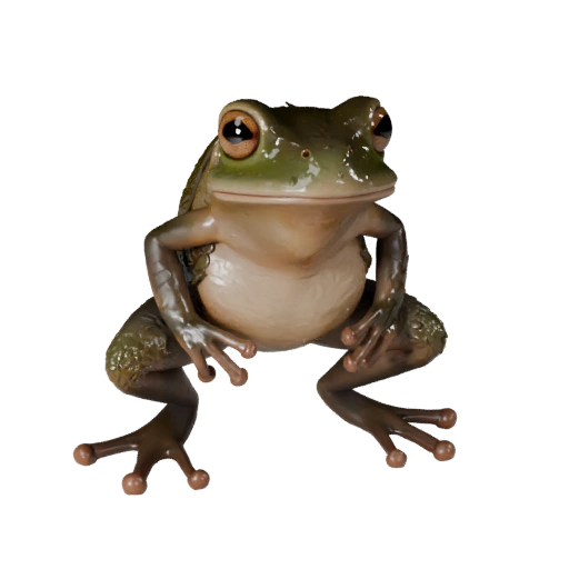 Laubfrosch 3D-Modell für Unity - Spielfertiges Asset, FBX | Lizenzfrei