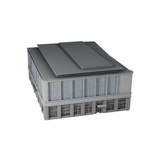 Fire Station 3D Model - Realistic Archviz Asset for Architecture