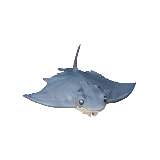 Cartoon Stingray 3D Model - Stylized Asset for Animation | PBR