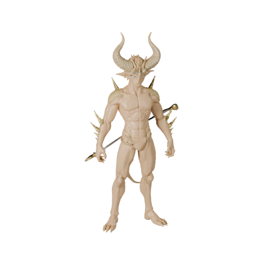 Anime Assault BOSS Demon Boss Character Model - Rigged