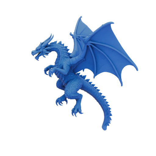 Miniatura STL de Dragão Antigo Ancião de Fantasia - Sopro