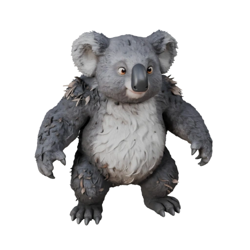 Modello 3D Koala per Blender - Asset PBR con Texture | Royalty-Free