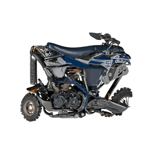 Moto tout-terrain inspirée de Yamaha 3D - Haute Poly PBR