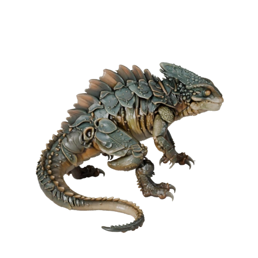 Modelo 3D de Camaleão para Blender - Asset PBR com Texturas | PBR