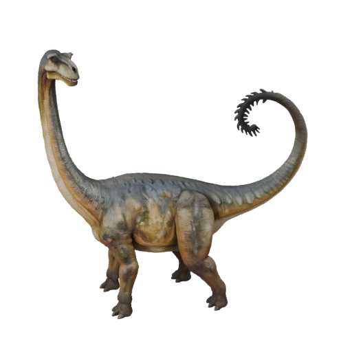 Brachiosaurus 3D Model for Blender - PBR Asset with Textures