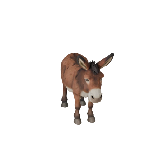 Modelo 3D de Burro para Unity - Asset Pronto para Jogo, FBX | Livre de Royalties