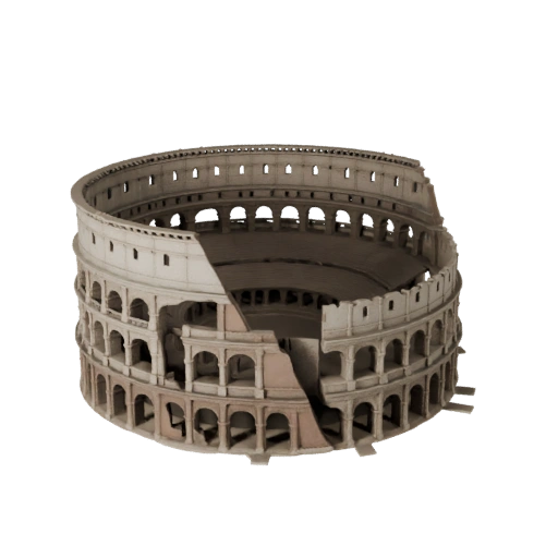 Stylized Colosseum 3D Model - Game Asset for Architecture