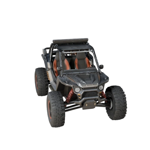 Game Ready Desert Rally Buggy 3D Model for Realtime Games