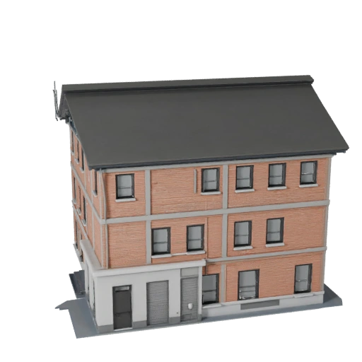 Eco House 3D Model for Unity - Game Asset for Architecture