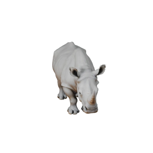 Modelo 3D de Rinoceronte Blanco para Unity - Asset Listo para Juego, FBX | PBR