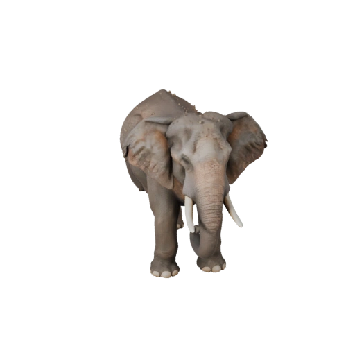 Modelo 3D Realista de Elefante Asiático - Asset PBR Rigged para Jogos