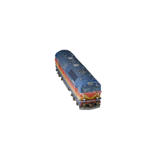 Готовый к игре электровоз 3D модель для использования в реальном времени