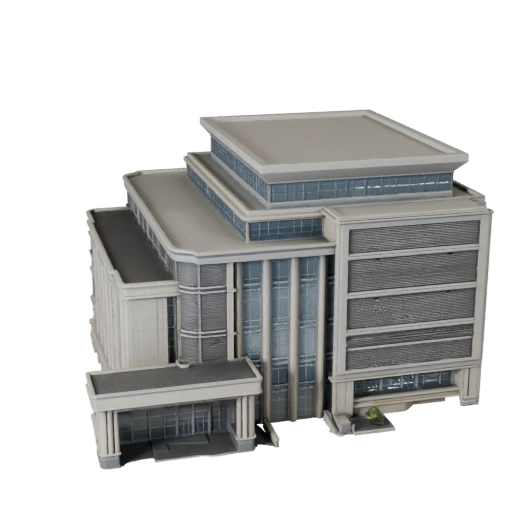 High Poly Electric Substation 3D Model for Archviz
