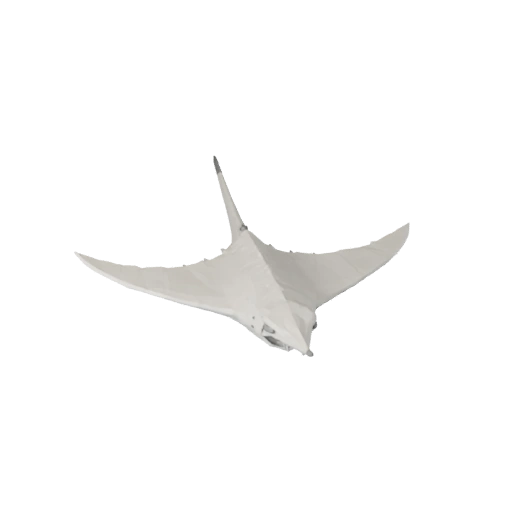 Low Poly Stingray 3D Model - Unity Game Asset with FBX | PBR