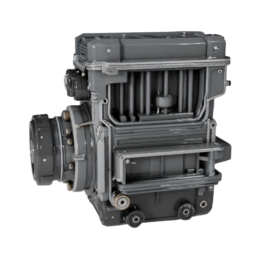 Engine Block 3D Model for Blender & Games - Realistic PBR