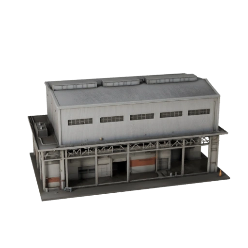 Druckbare Brauerei Gebäude STL 3D Modell - Maßstabsgetreues Asset